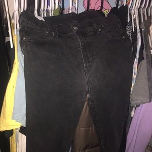 H&M men's black skinny jeans 36x32